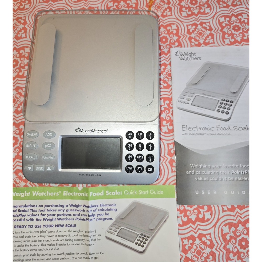Weight Watchers Electronic Food Scale‎ with Points Plus Values